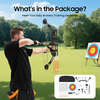 3.5kg Compound Bow Set Magnesium Alloy Carbon Fiber Material 13.6-27.2kg Draw Weight 280-320FPS Speed Professional Archery