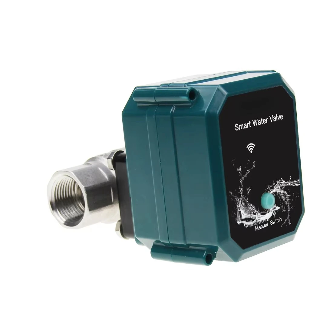 

BSP NPT IP67 Tuya Wifi Smart Flow Rate Water Valve Sprinkler Timer Controller for Indoor Outdoor Alexa google Assistant