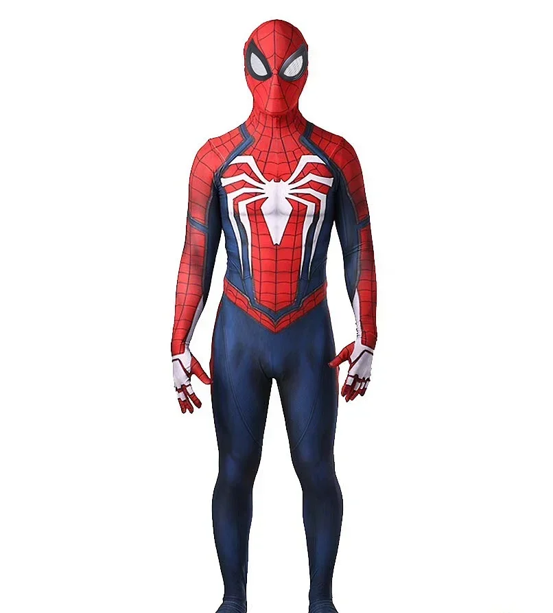 PS4 insonniac Spiderman Cosplay supereroe 3D stampato Spandex Costume PS4 Spiderman Zentai vestito abiti Costume di Halloween adulto