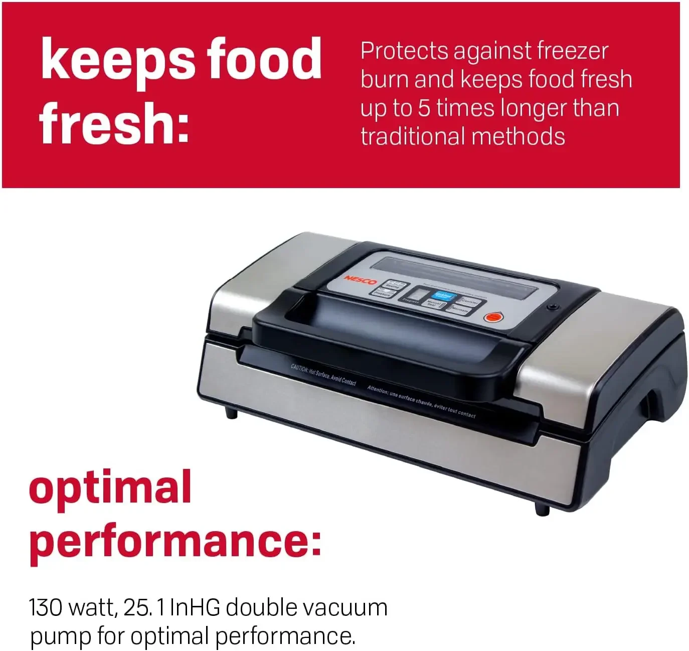 Kitchen Products - Vacuum sealer -130 Watts - Durable - durable-66 discount