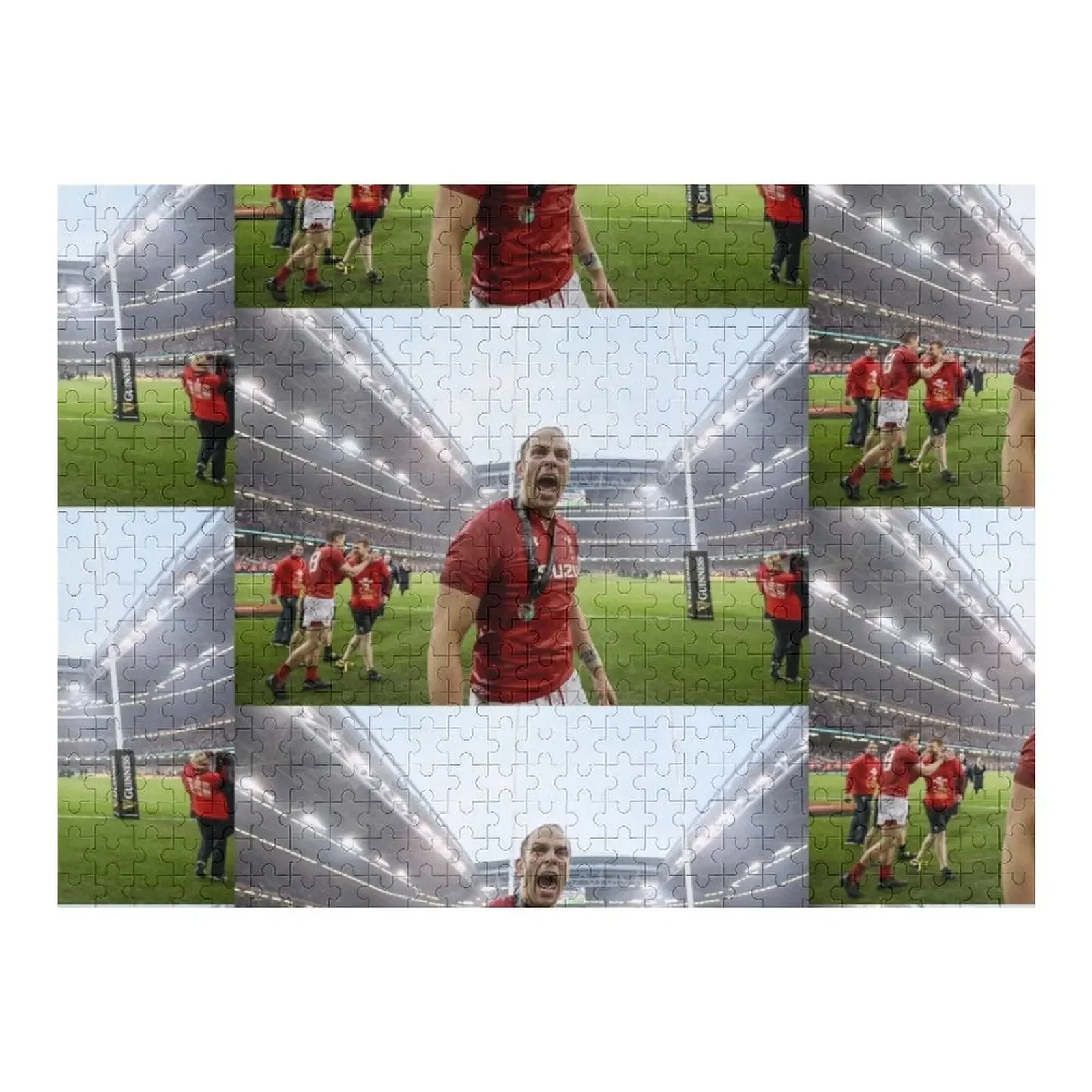 알룬 윈 존스 웨일즈 럭비 월드 MVP 직소 퍼즐 어린이를 위한 장난감 어린이를 위한 참신한 장난감 2022 퍼즐