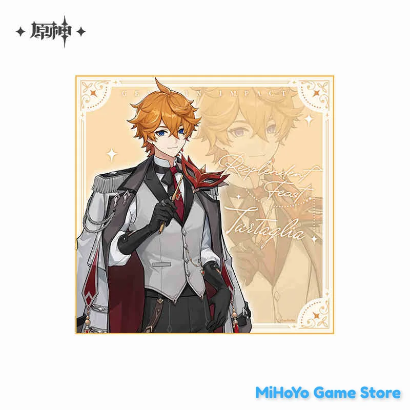 

[Genuine] Tartaglia Ring Original Genshin Impact Tartaglia Badge Tartaglia Acrylic Brick Folder Cosplay Anime Birthday Gifts