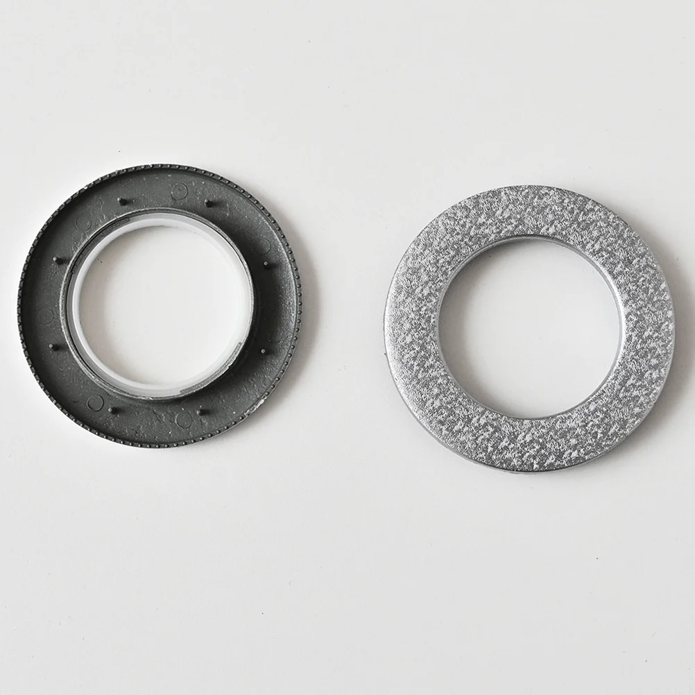 

4Pcs Premium Plastic Curtain Grommets Safe Thick Sturdy for Heavy Lightweight Curtains Curtain Grommets