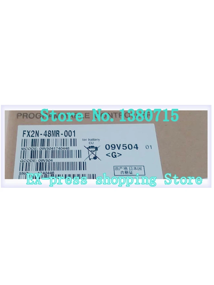 New FX2N-48MR-001 PLC Main Unit DI 24 DO 24 Relay AC 220V