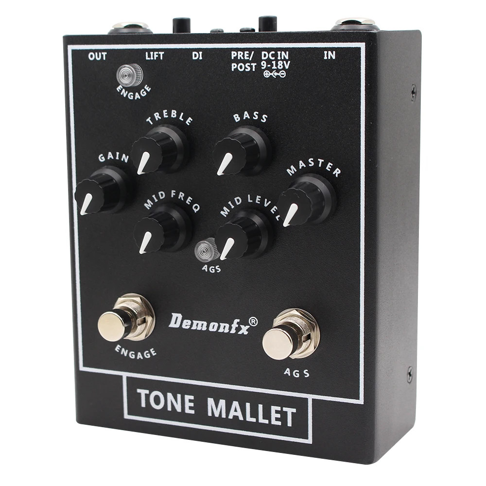 High Quality Demonfx Tone Mallet Bass Station Amps Preamp / DI Bass pedal for Electric Bass NEW