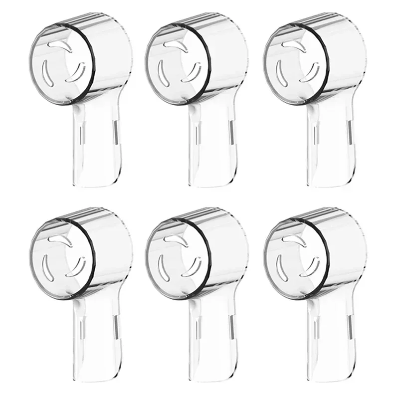 6-pak główek do szczoteczek do zębów, osłona pyłoszczelna, kompatybilna z Oral B, pasuje do serii Oral-B IO, wygodna podróż