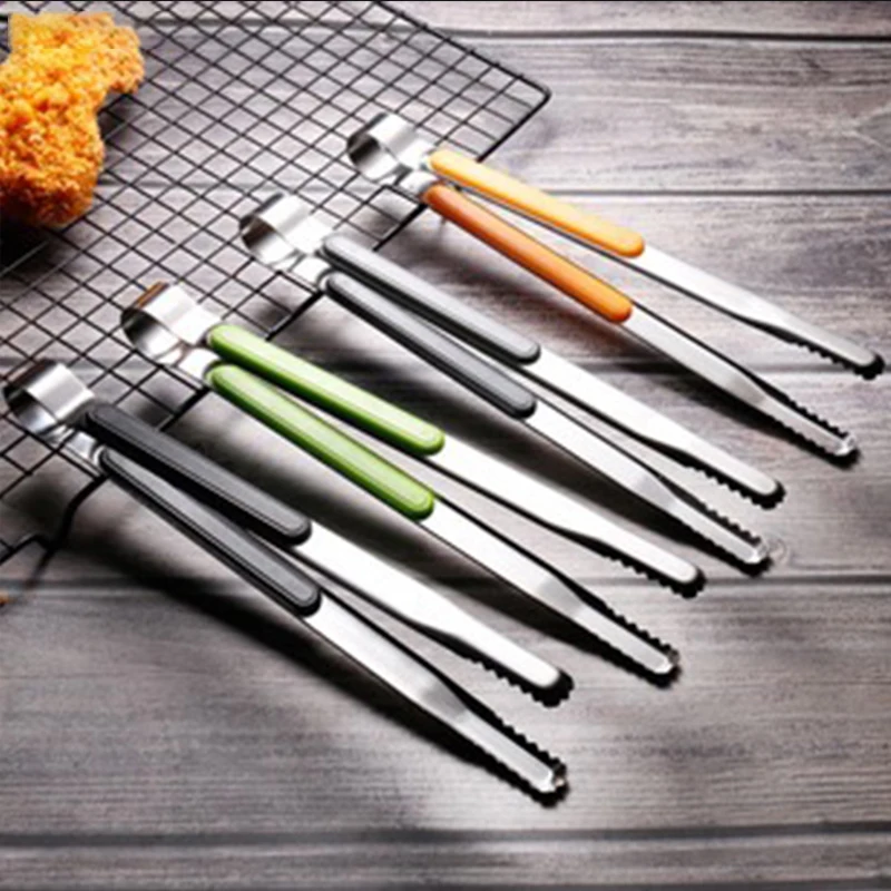 

F2 Multifunction Barbecue Food Tongs Barbecue Clip Steak Tongs Hot Pot Food Tongs BBQ Salad Tools Grill Kitchen Clip Accessories