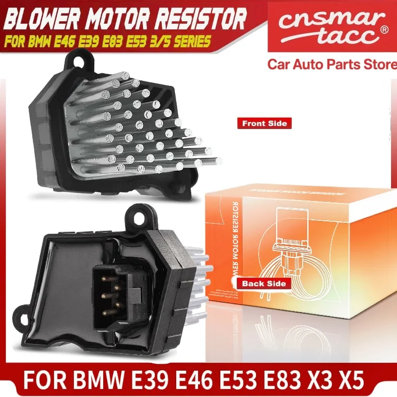 

Blower Motor Fan Resistor for BMW E39 E46 E53 E83 X3 X5 323I 325I 330I 540 M3 M5 351321511, 509505, 973528, 3A1291, ACB0268P