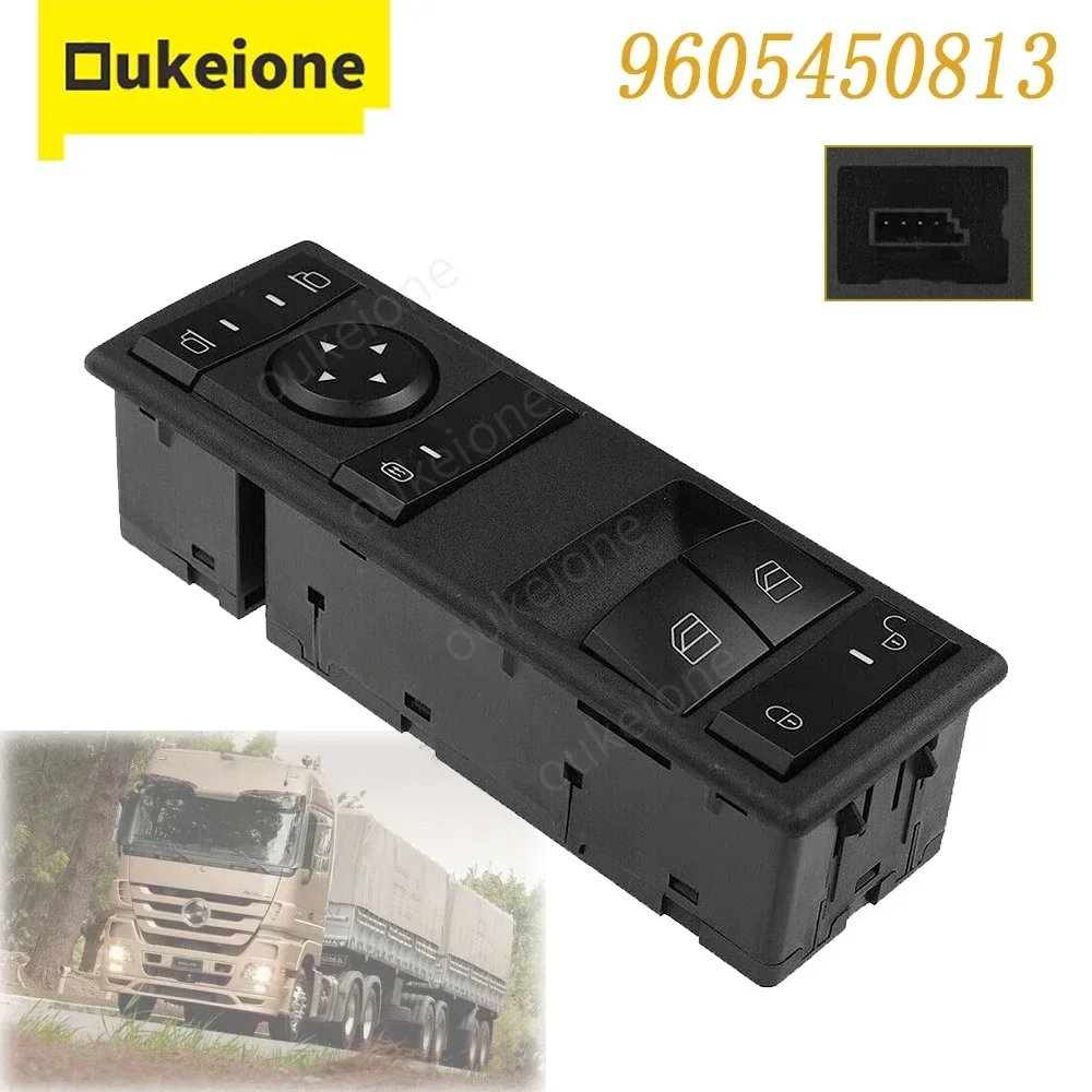 

Электрический главный переключатель окна, кнопка управления подъемником для грузовика Mercedes Benz Actros MP4, автозапчасти A 9605450813 9605450813