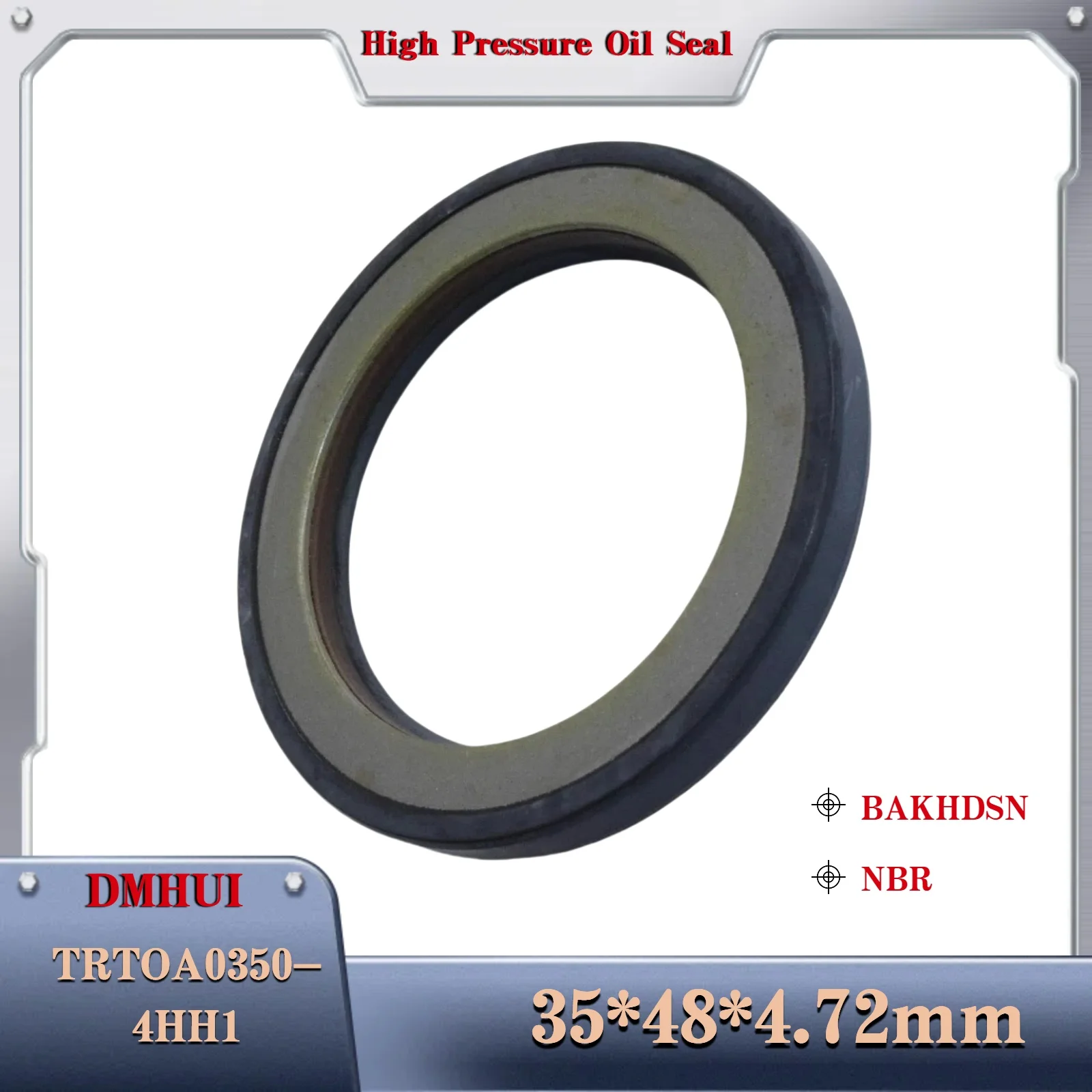 

35x48x4.72 /BAKHDSN/NBR For TRTOA0350-4HH1 Rotary shaft oil seal,Used in Hydraulic Pump/Motor Rotary Shaft Seal