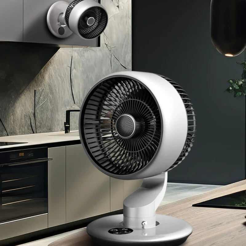 Suction cup charging desktop air circulation fan wall-mounted kitchen bathroom small bedside electric fan large wind household