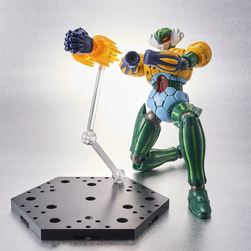 在庫あり本物のバンダイオリジナルガンプラモデルキット HG 1:144 鉄血のジーグ無限アクションフィギュアのおもちゃ子供のギフト用