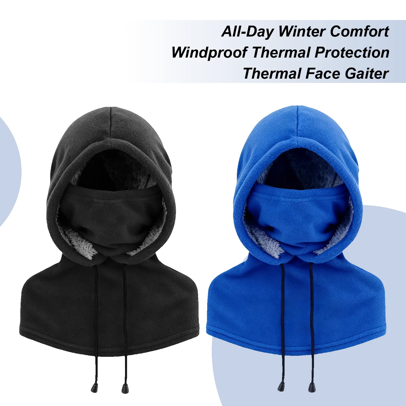 

Зимний чехол для лица, флисовый теплый шарф для шеи в холодную погоду, лыжный шарф с капюшоном для женщин, бегунов, велосипедистов, кемпинга, езды на велосипеде