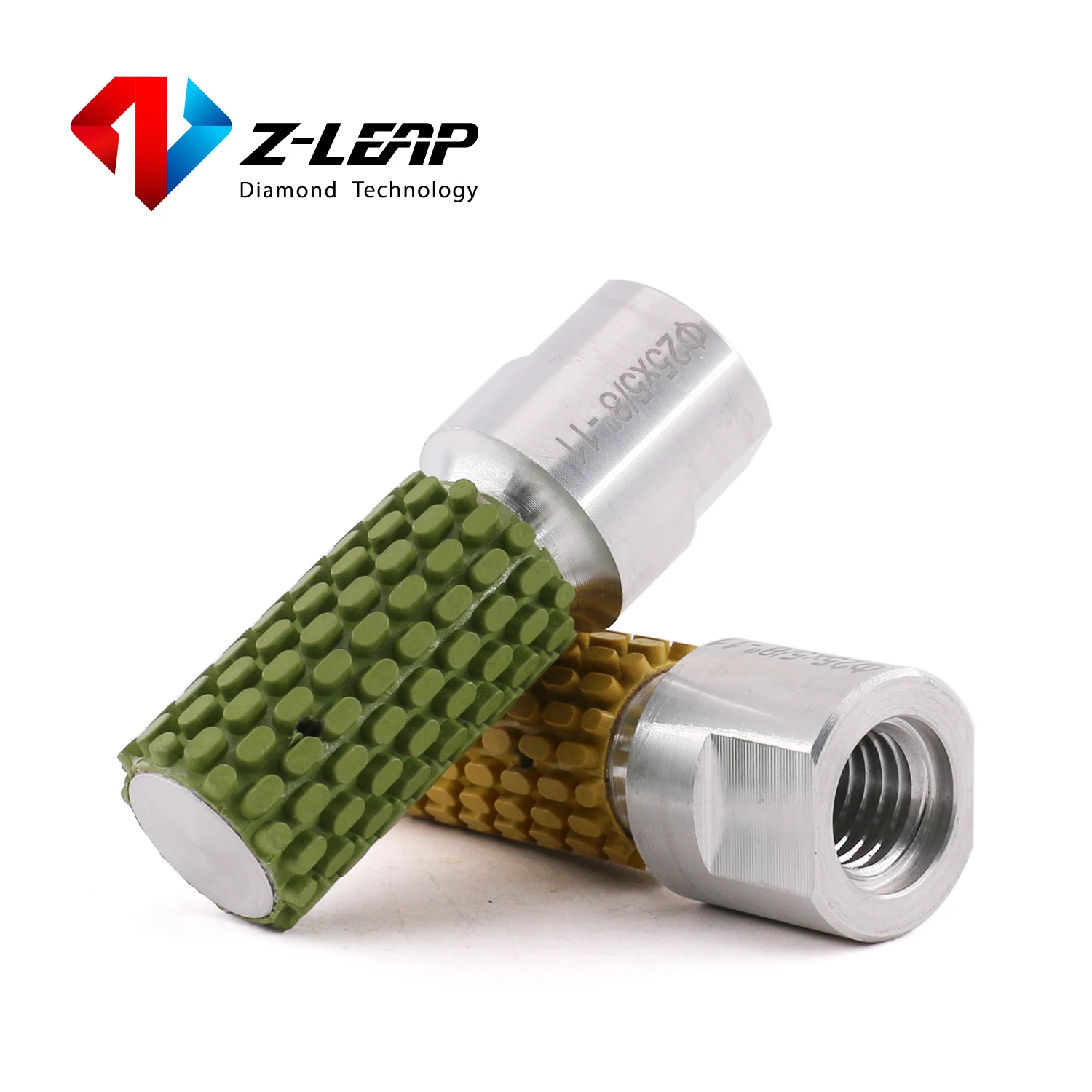 Imagem -06 - Z-leap Pcs Polegada de Diamante Cilindro de Roda 25 mm M14 ou 811 Rebolo para Polimento de Tambor Fio Buraco Pia de Mármore Pedra de Granito
