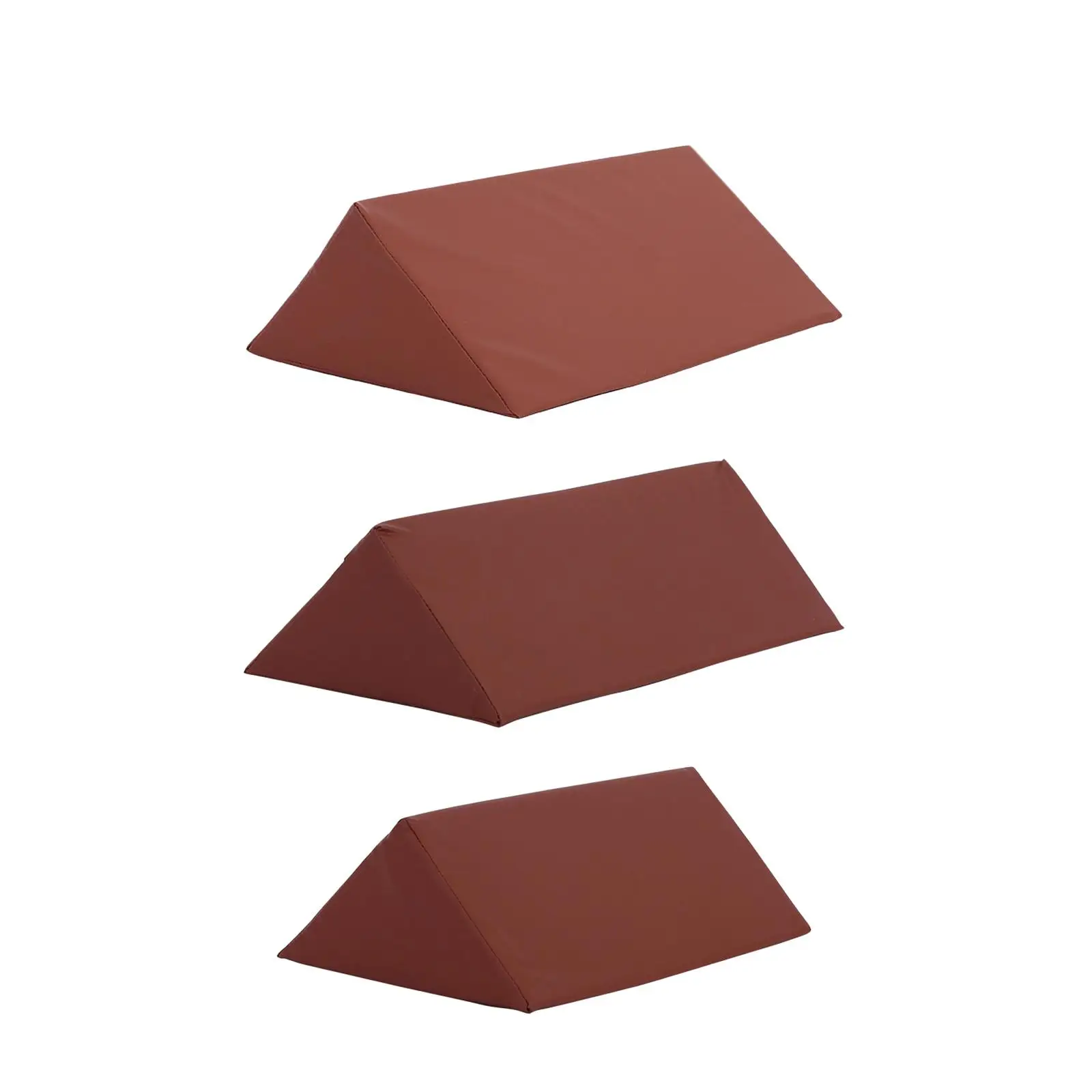 وسادة مثلثة للسرير مريحة وناعمة لدعم الظهر ومسامية لتعزيز الساق #2