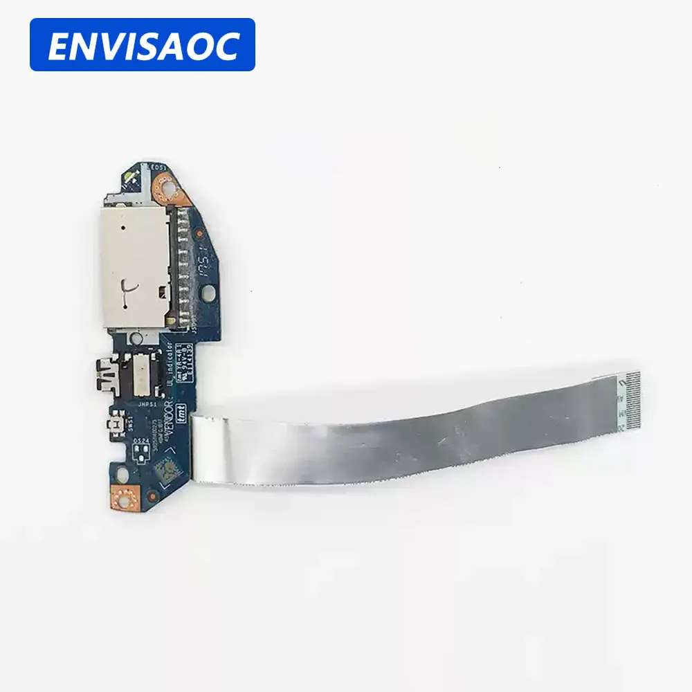 For Lenovo Yoga 710-14 710-14IKB 710-14ISK 710-15 710-15IKB 710-15ISK Laptop Audio card reader Switch Power Button Board Cable