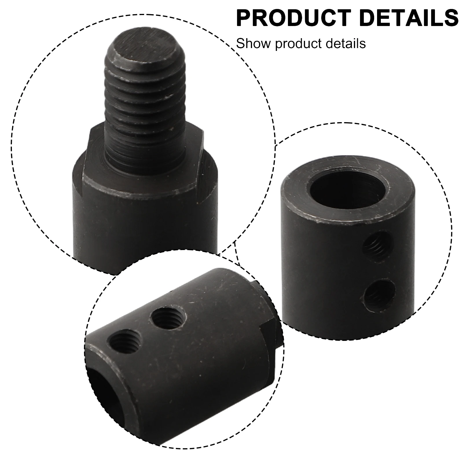 Accoppiamento CNC Adattatore M10 Lavorazione dei metalli 5-14mm Raccordi per bielle Acciaio di ricambio per lama per sega Nuovo di zecca