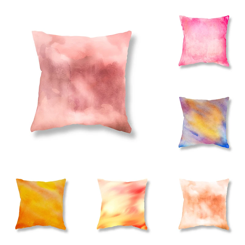 Abstract Texture Color Pillowcase Sofa Decoration Room Bedside Office Game Chair Cushion Cover Home Decor  45x45cm