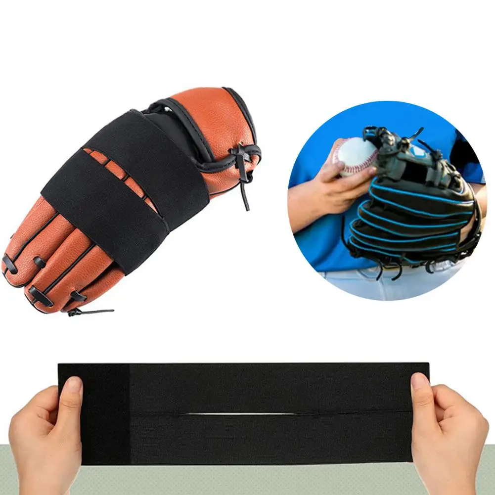 Baseball Glove Wrap Fastener Tape Baseball Softball Sports Glove Elastic Baseball Glove Strap Glove Wrap Softball Mitt Shaper