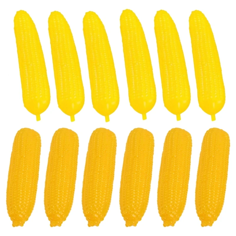 Artificial Corn Models 6Pcs 18-20cm Realistic Appearance Water Resistant