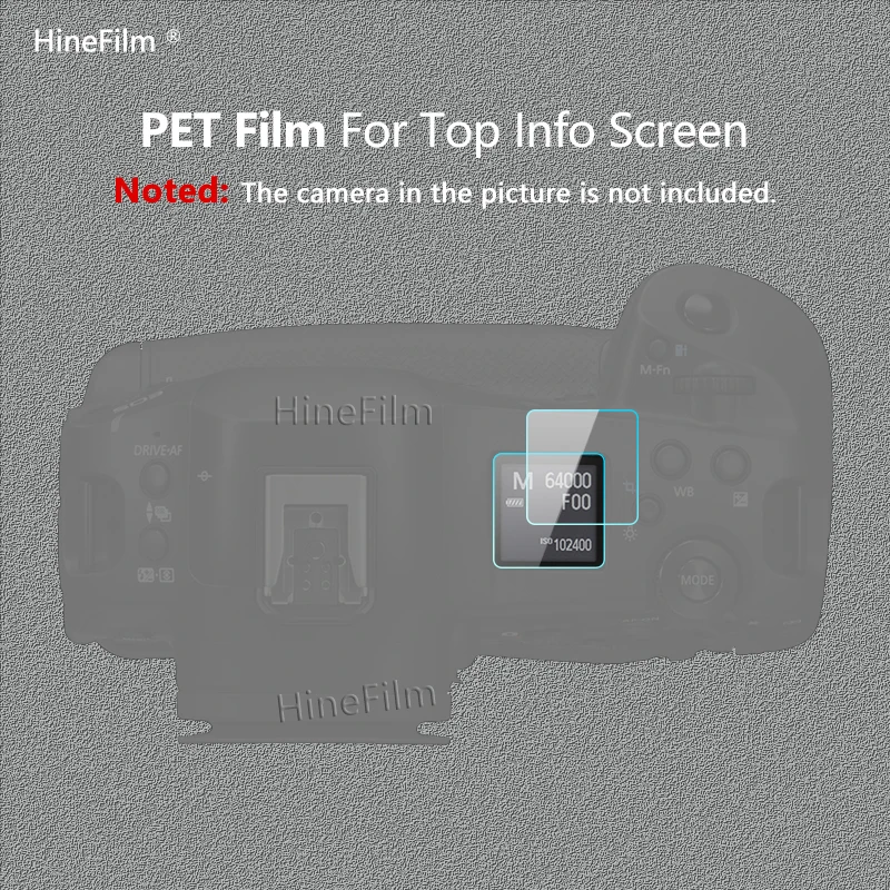 Canon EOS R1 카메라 용 Hinefilm EOSR1 카메라 유리 필름 9H 경도 강화 유리 LCD 화면 + 정보 화면 보호기 R 1