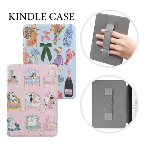 Imagen 1 del producto Correa de mano, carcasa protectora suave de silicona anticaídas, funda de bolsillo paperwhite 12a generación 2024 2022 basic11a generación