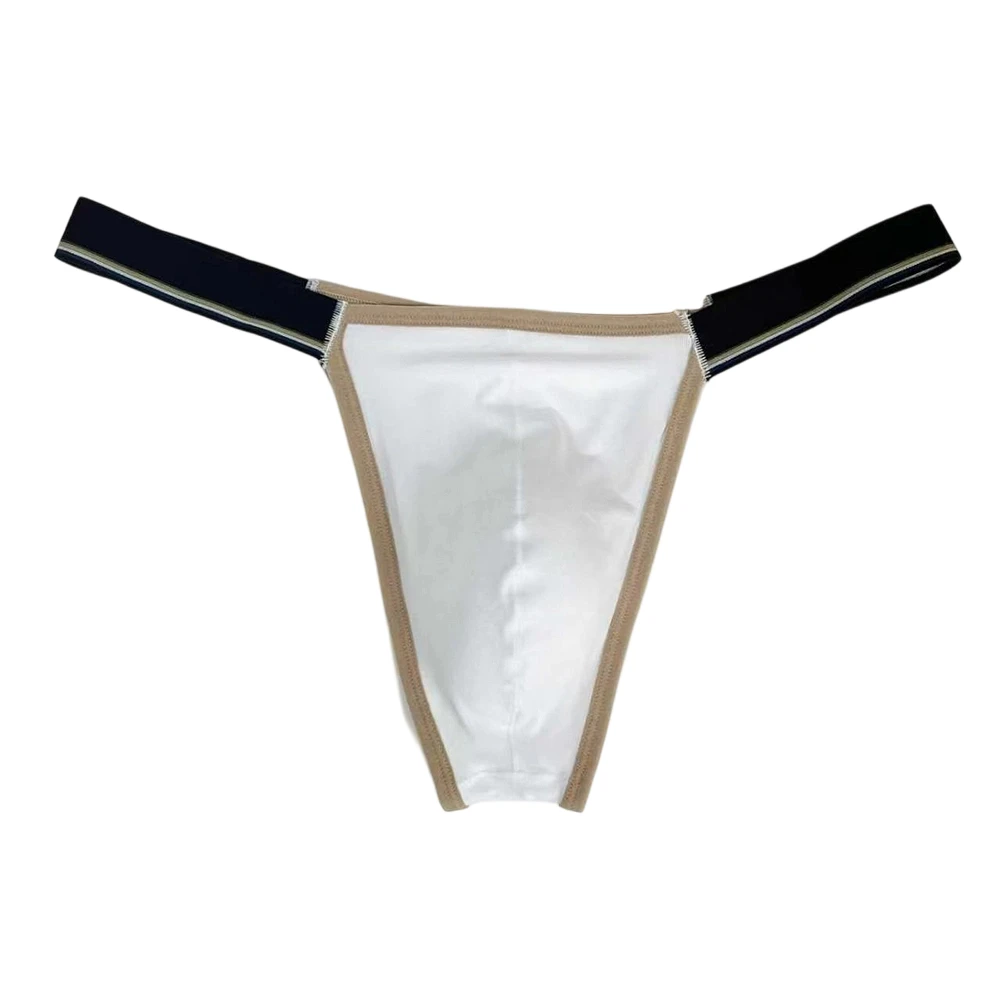 Men High Stretchy G-String BulgePouch T-shaped Breathable Brief Underwear Pantie U Pouch Breathable  T-Back G String