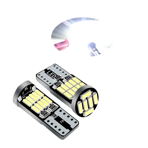 Imagen 2 del producto 10 unidades Canbus W5W T10 194 bombilla LED para coche 26SMD 4014 Auto cuña de alto brillo espacio para matrícula lámpara de puerta domo 12V