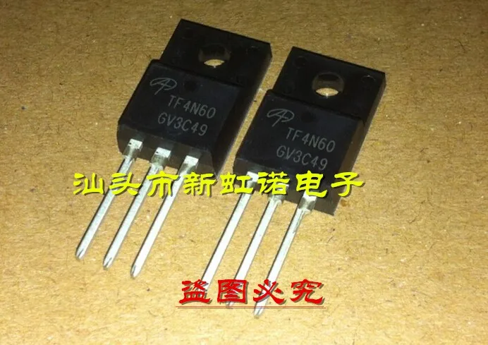 5Pcs/Lot New Original AOTF4N60 TF4N60 Triode Integrated Circuit Good Quality In Stock In Stock