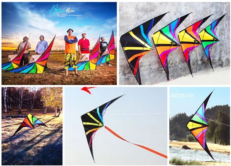 Free shipping dual line stunt kites flying power kites factory adults kites line kitesurfing chemical door for kite flying