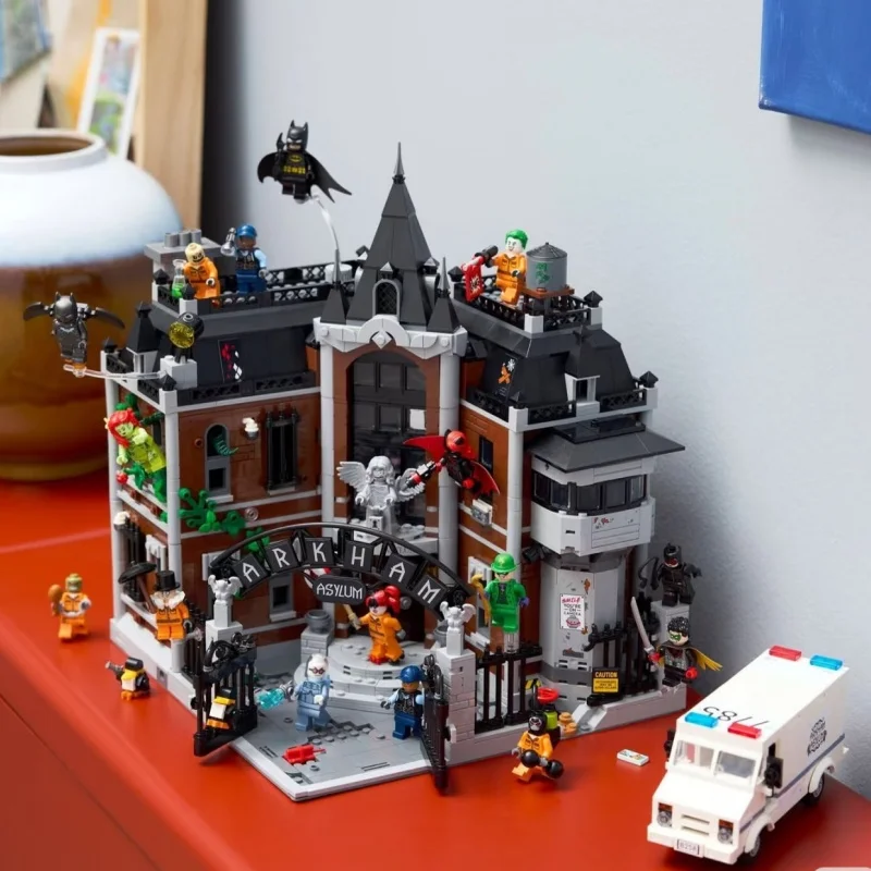 2953 stücke Modulare Arkham Modell Bausteine Ziegel Krankenhaus Architektur Zusammengebaut Diy Kreative Spielzeug Für Kinder Geschenke Dekoration