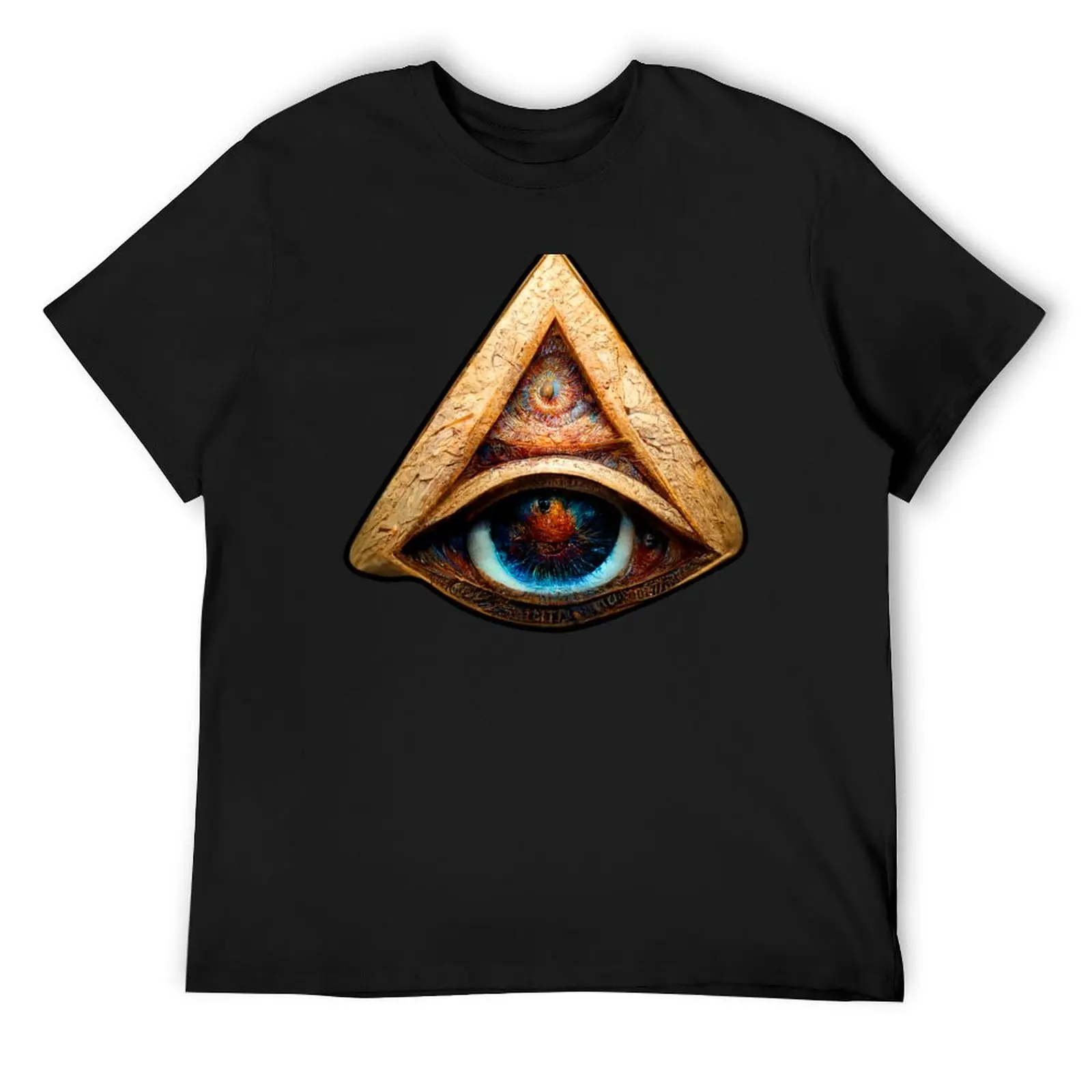 The allseing eye 3 T-Shirt oversizeds animal prinfor boys blue archive men graphic t shirts