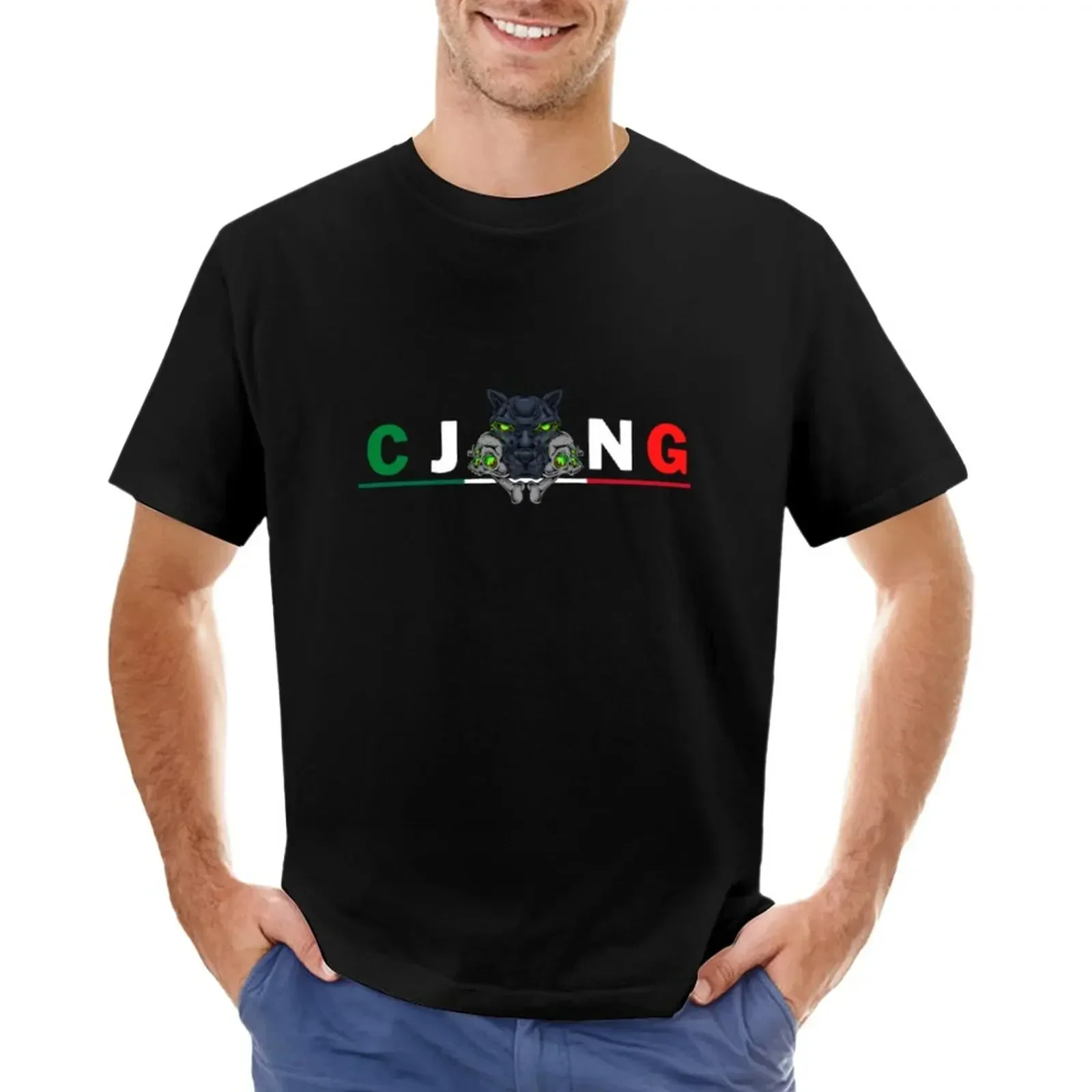Camisetas Blancas para Hombre, Camisetas El Mencho CJNG Cartel Jalisco Nueva Generación, Camiseta con Gráfico Personalizado, Ropa Masculina de Talla Grande, Nueva