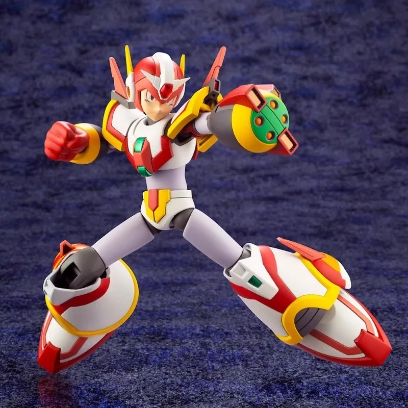 KOTOBUKIYA-Figura Anime Original de Rockman X, Mega Man KP530, Force Armor, Rising Fire Version, Brinquedos Colecionáveis para Crianças, Em Stock