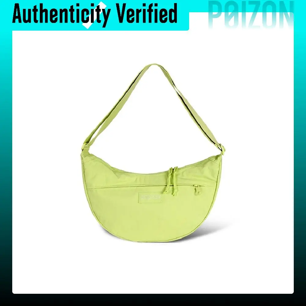 JanSport Fabric Shoulder Bag Regular Unisex Black/Ecru/Neon Green JS0A897G008 - view 5