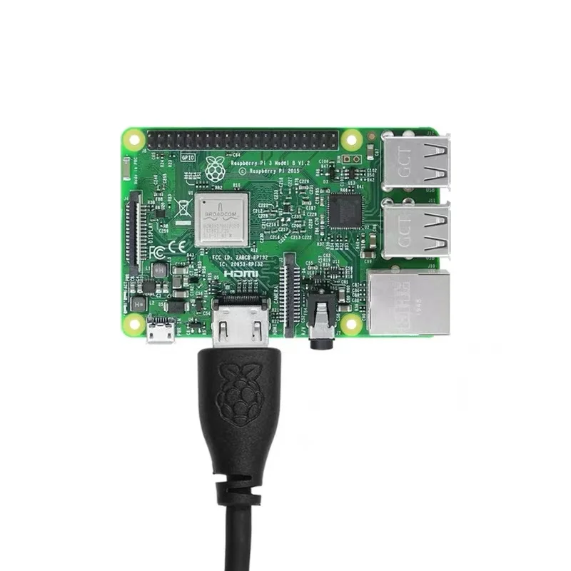Raspberry Pi 3 generation B-type standard HDMI cable Raspberry Pi 2B/3B+ official HDMI video cable