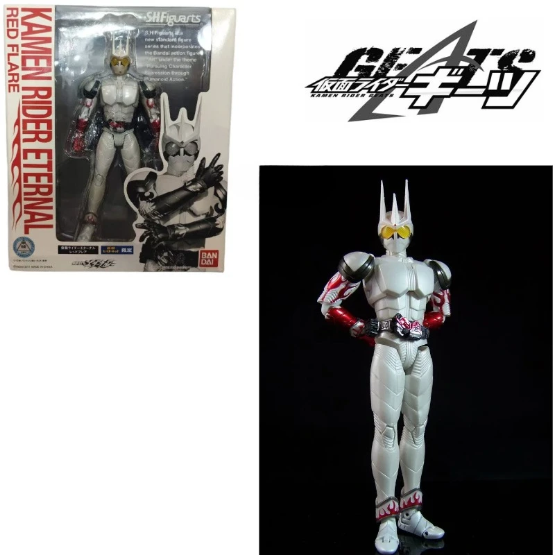 

In stock Kamen Rider Limited Eternal Red Flame labbubu leda world toy store Mecha model collect Holiday Gifts Ornaments Figure