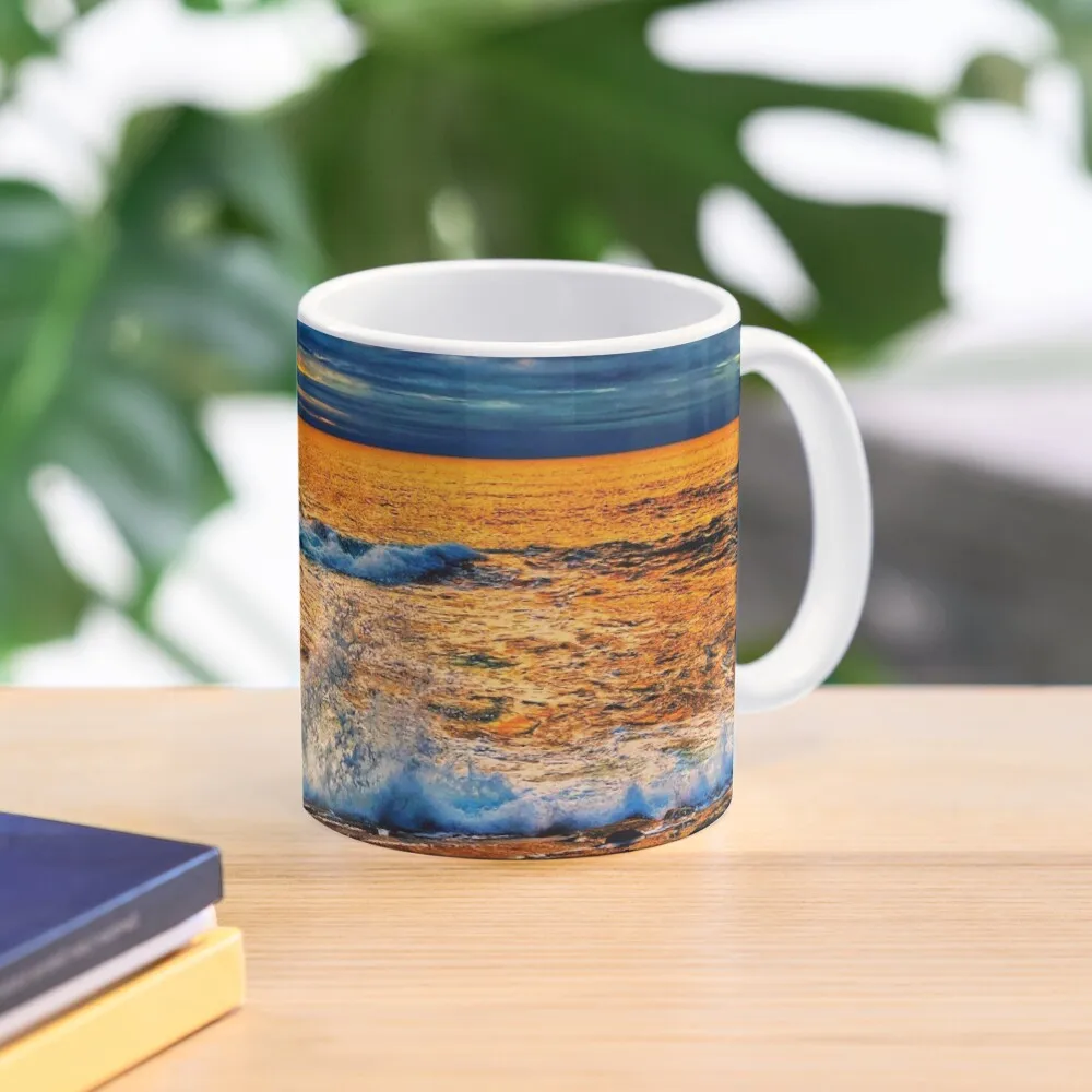 

Sunset at Bude, Cornwall Coffee Mug Thermal Original Breakfast Cups Mug