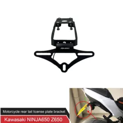 For Kawasaki Ninja 650 Z650 Ninja650 Motorcycle Tail Tidy License Plate Holder Fender Eliminator Accessories 2017 2018 2019 2020