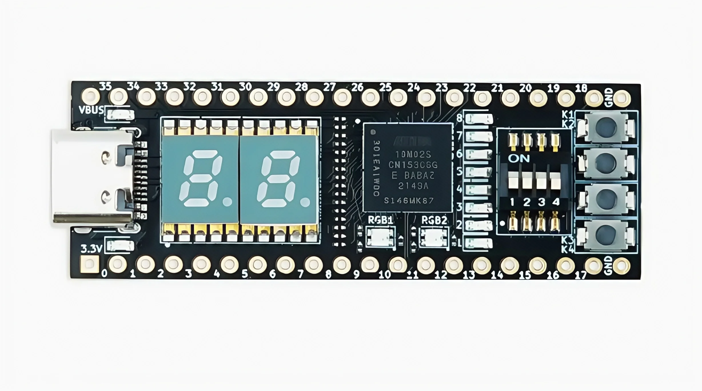 

AlteraMAX10 шаговая плата разработки FPGA 10M02SCM/10M08SAM