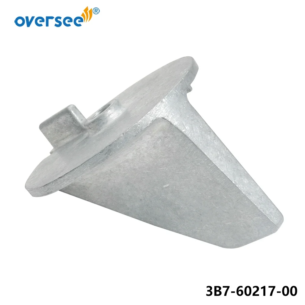 3B7-60217 Zinc Anode Trim Tab For Tohatsu Outboard Motor 2T 60HP 70HP 90HP 115HP 140HP Anode 3B7-60217-1; 3B7-60217-0