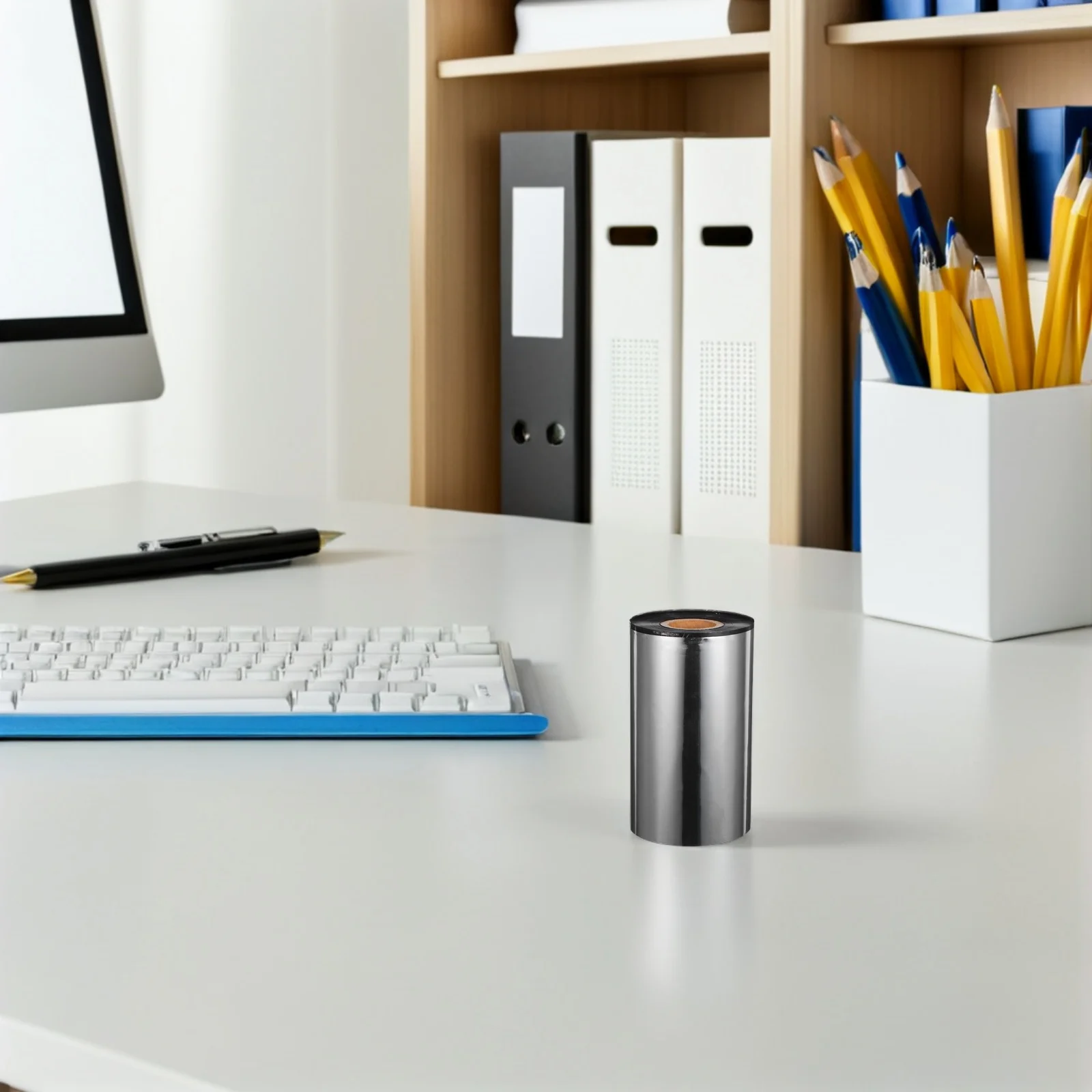 

Heat Sensitive Thermal Transfer Carbon Belt Wax Base Barcode Ribbon for Shipping Labels