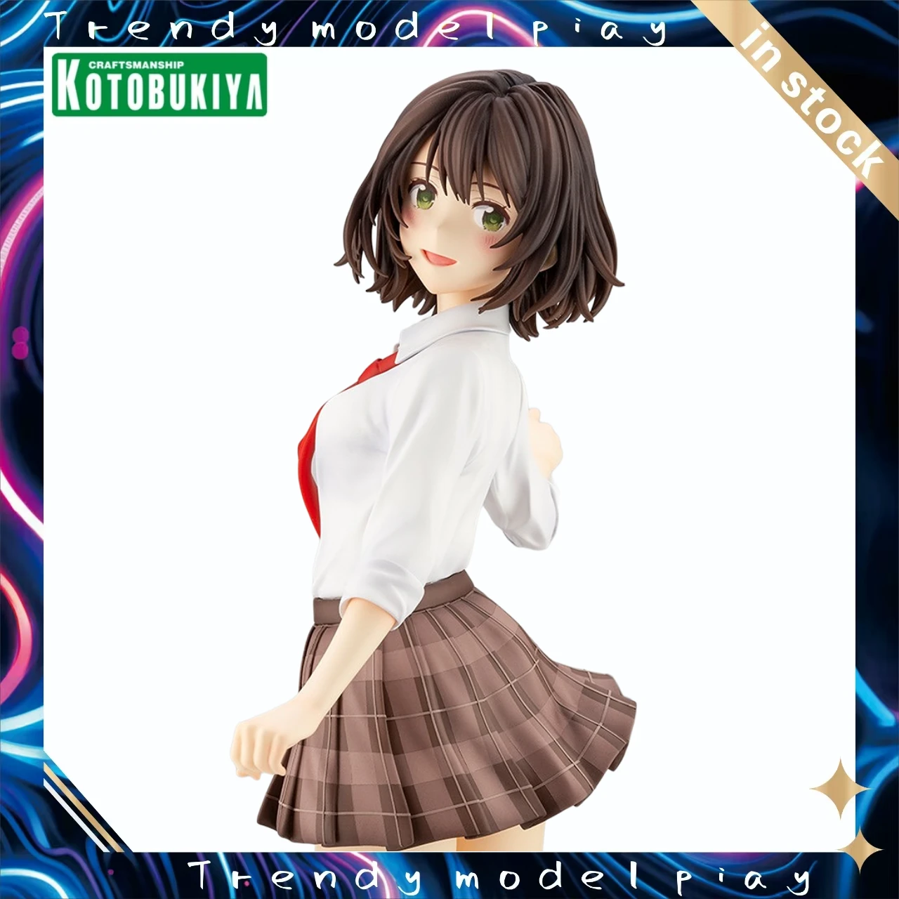 

В наличии оригинальные KOTOBUKIYA Jaku-Chara Tomozaki-kun Hinan Aoi 1/7 фигурки героев модели игрушки подарки коллекция украшений