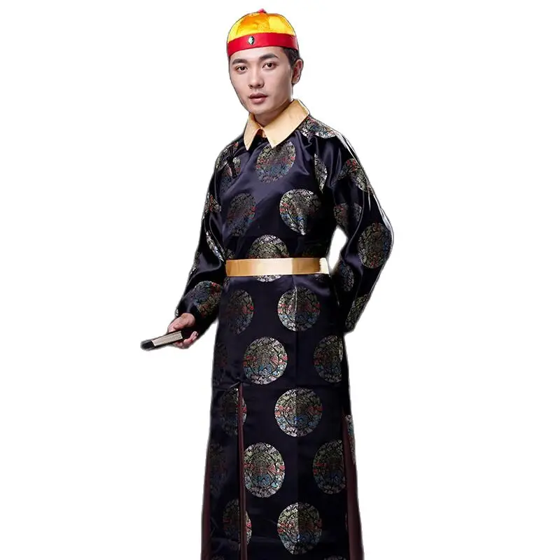 

Chinese Traditional Clothes Ancient The Qing Dynasty Emperor Prince TV Play Actor Performance Wear Cosplay Costume