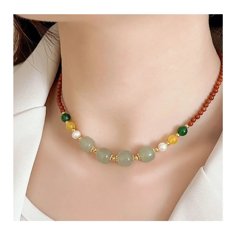 

Thyroid Postoperative Cover Necklace Neck and Neck Exquisite Scar Adjustable Beads Necklace Artifact Collarbone Chain