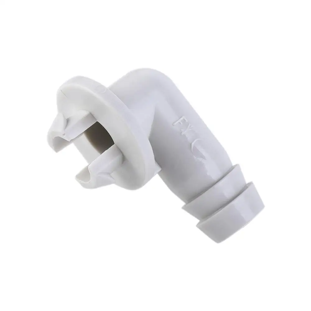 Plastic Air Conditioner Ac External Unit Drain Hose Connector Elbow Fitting With Rubber Ring AC Drain Pipe Connector Air Tool