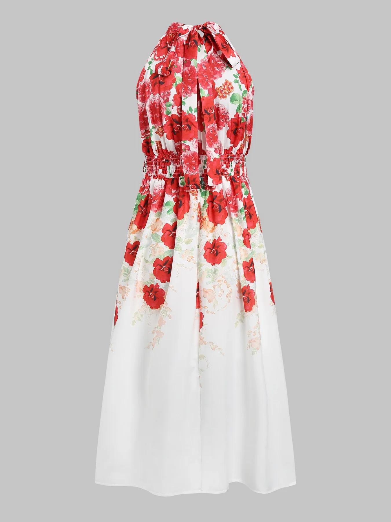 ZAFUL Women\'s Dresses Red gradient A-LINE Rose case Halter dress elegant party dresses woman traf Evening Party dresses new