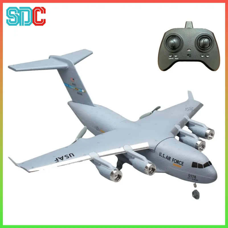 

50CM US C-17 Military Transport Aircraft RC Glider 2.4G Remote Control EPP Foam Fixed Wing Model Toy Gift for Kids And Adults