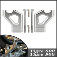 Tiger 800 900 Explorador 1200XR 2012-2020 Accesorios de motocicleta abrazadera elevadora de manillar para Triumph aumentar 12-20-32mm cromado