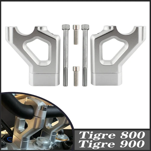 Tiger 800 900 Explorador 1200XR 2012-2020 Accesorios de motocicleta abrazadera elevadora de manillar para Triumph aumentar 12-20-32mm cromado